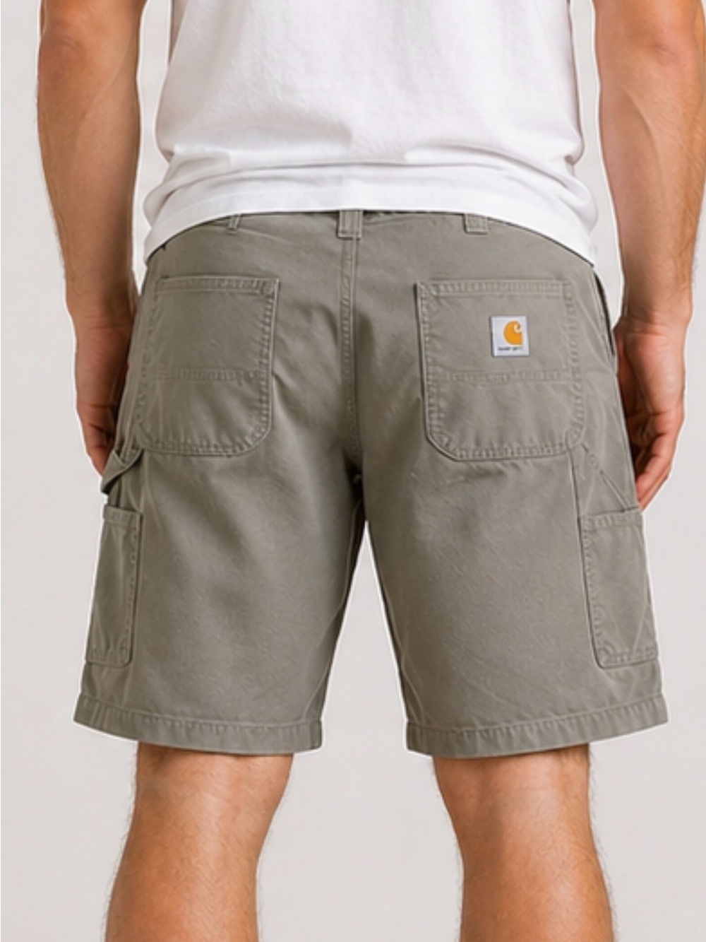 -Carhartt Carpenter Original Fit Khaki Tan Short 10" Inseam Men's Size W/44
